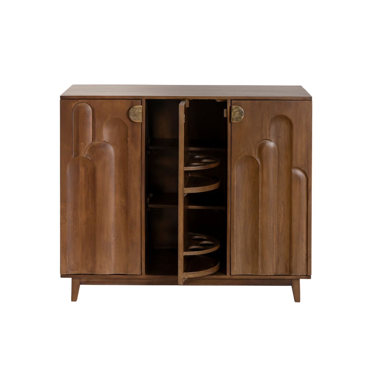 Meuble bar en bois de manguier Elwen