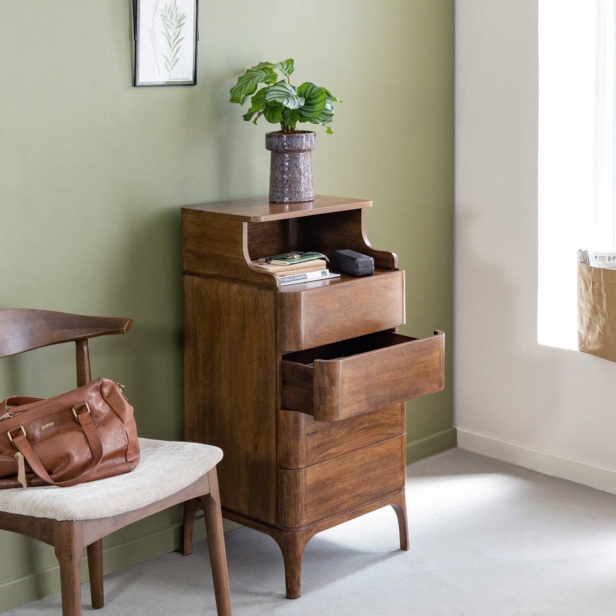 Chiffonnier en bois de manguier Remick