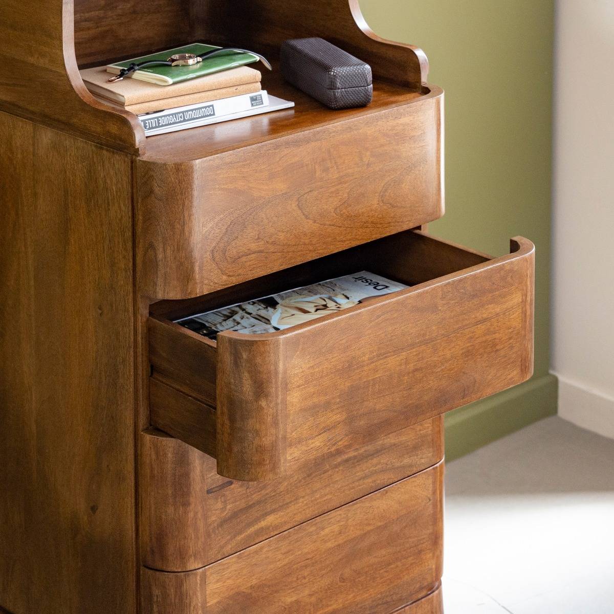 Chiffonnier en bois de manguier Remick