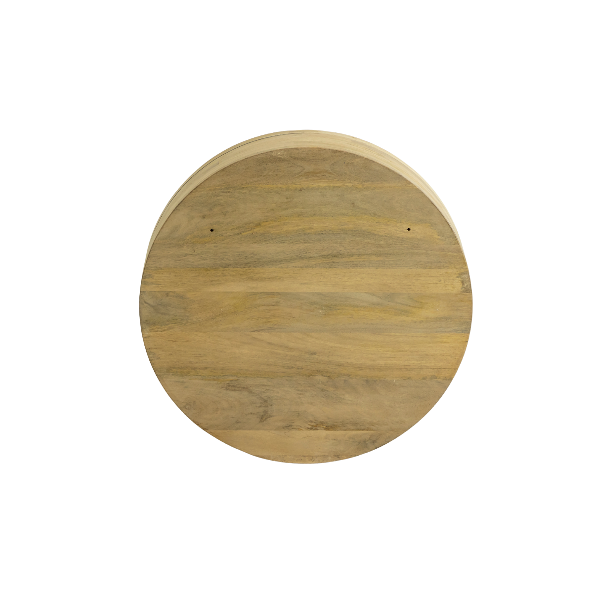 Miroir avec étagères en bois de manguier clair Juliet