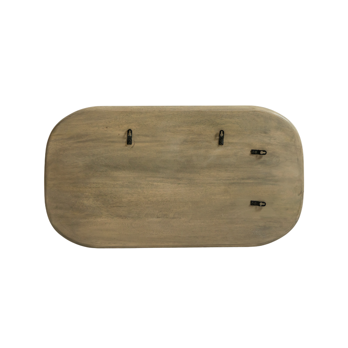 Miroir ovale en bois de manguier Marley