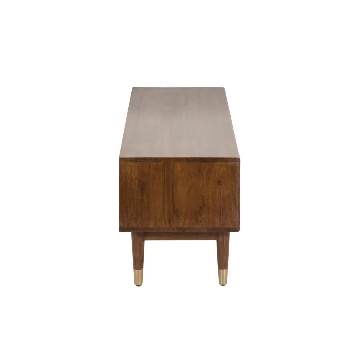 Meuble TV 3 portes en bois d'acacia Emiel