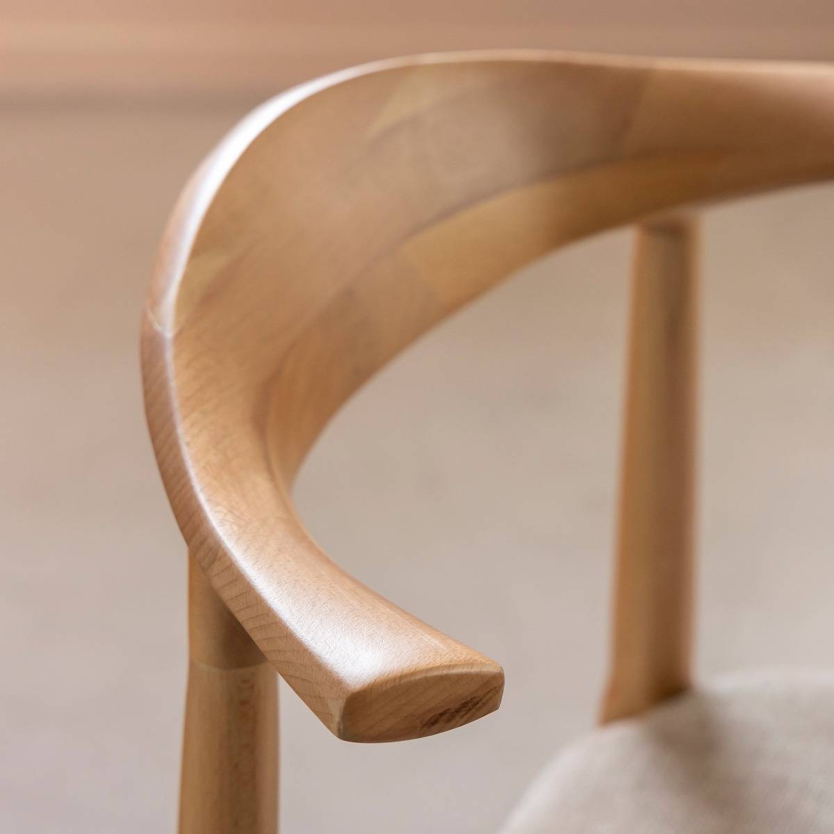 Chaise en bois de hêtre clair Aline (lot de 2)
