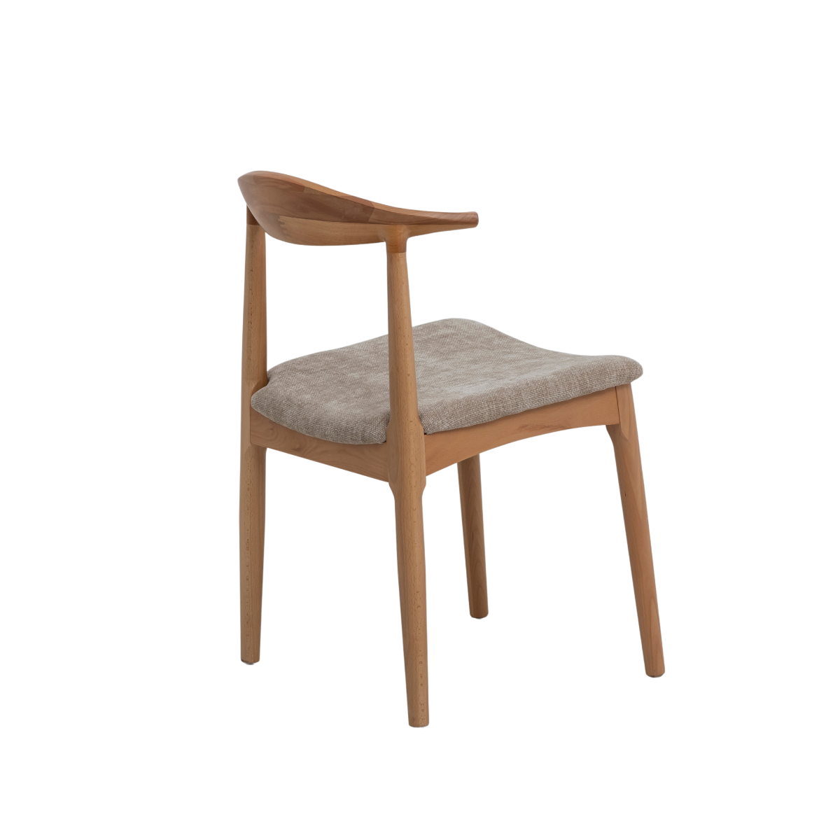 Chaise en bois de hêtre clair Aline (lot de 2)