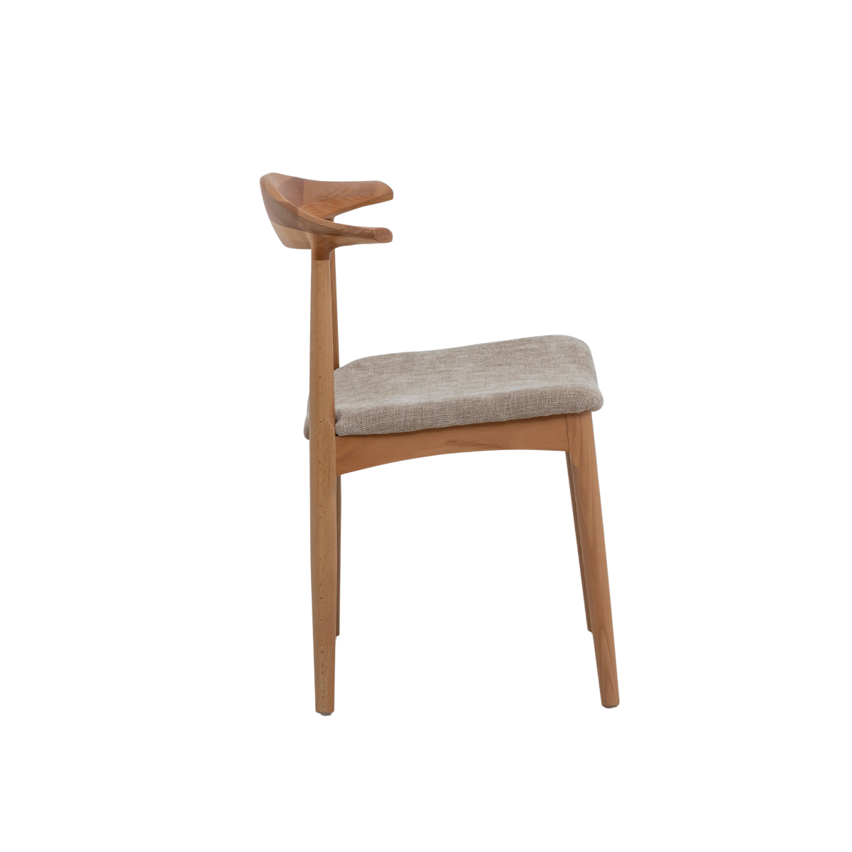 Chaise en bois de hêtre clair Aline (lot de 2)