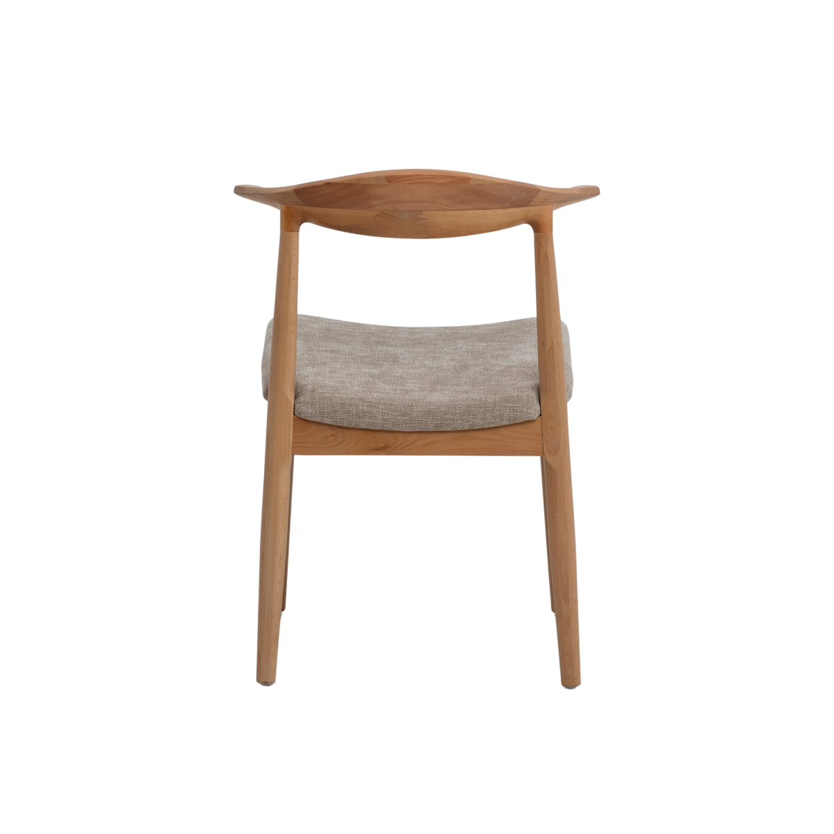 Chaise en bois de hêtre clair Aline (lot de 2)