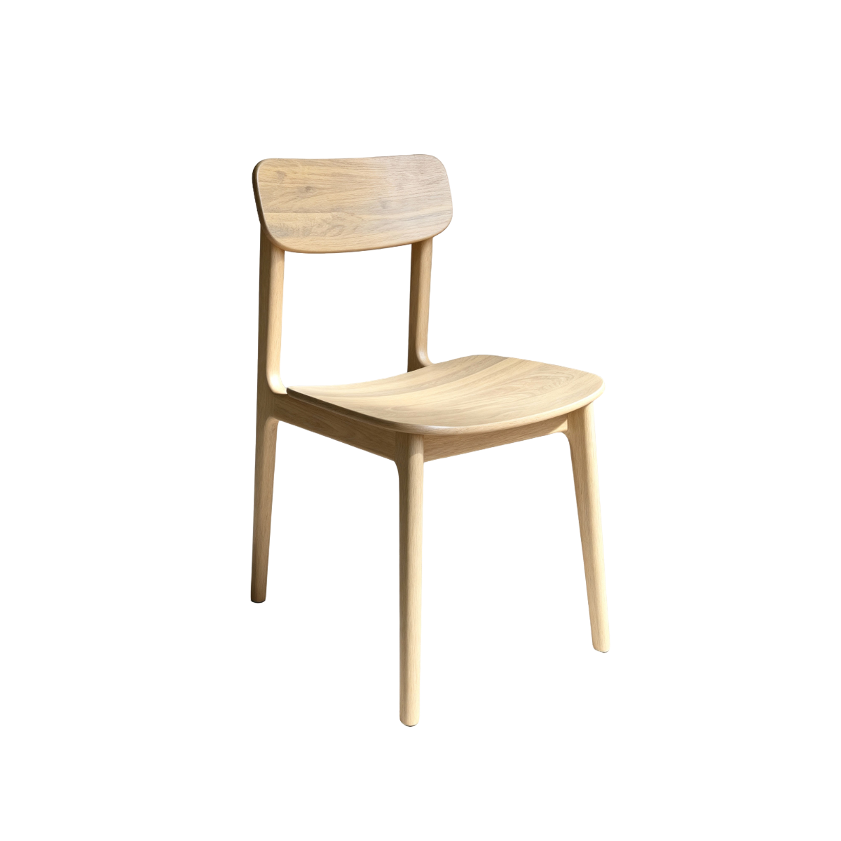 Chaise en bois de chêne Elric (lot de 2)