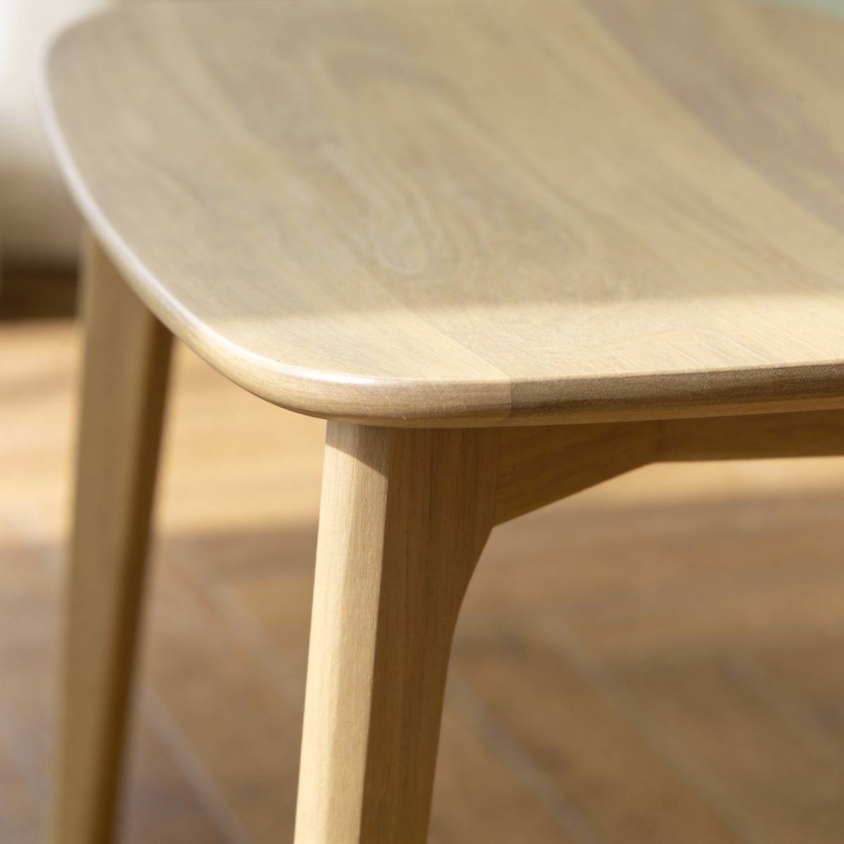 Chaise en bois de chêne Elric (lot de 2)