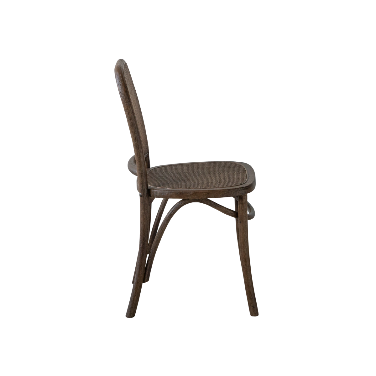 Chaise en orme et cannage Luzian (lot de 2)
