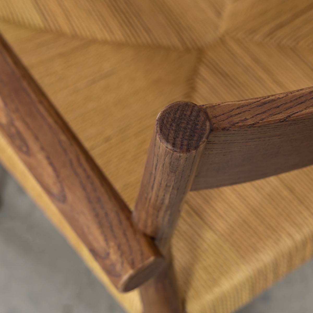 Chaise en bois d'orme et en cordes Lioria