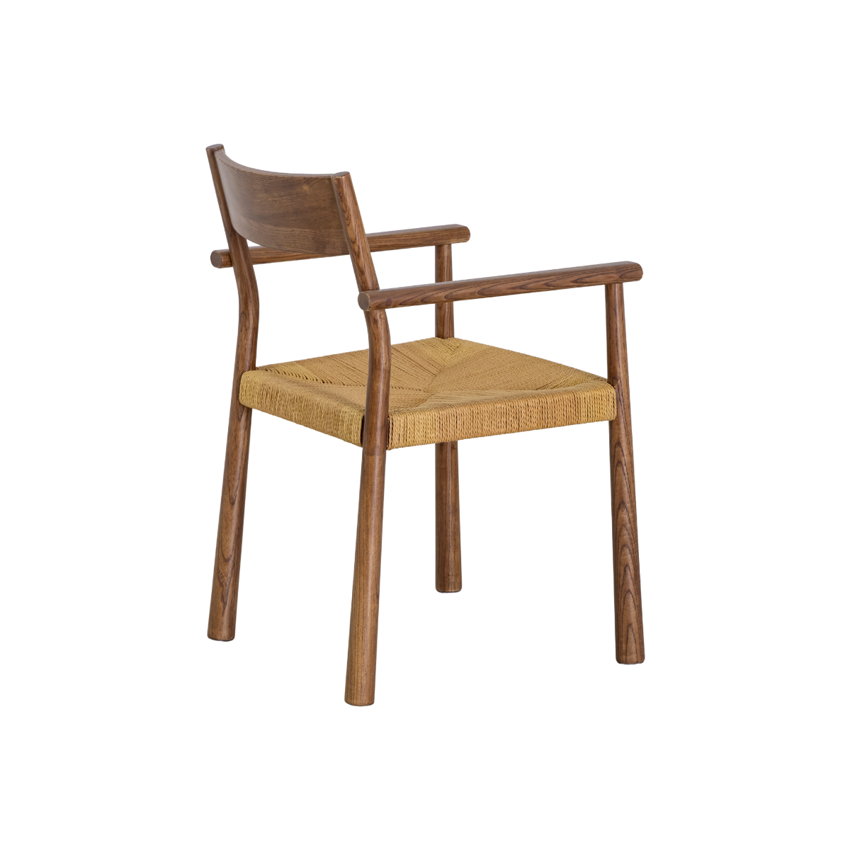 Chaise en bois d'orme et en cordes Lioria