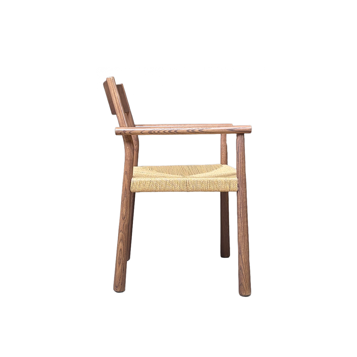 Chaise en bois d'orme et en cordes Lioria