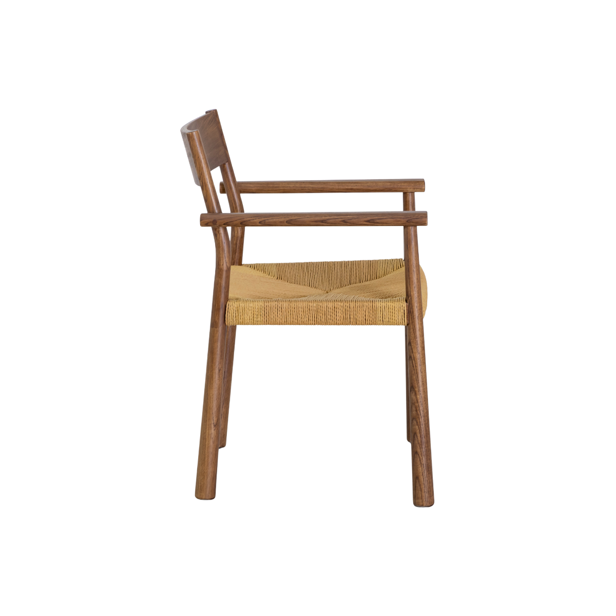 Chaise en bois d'orme et en cordes Lioria