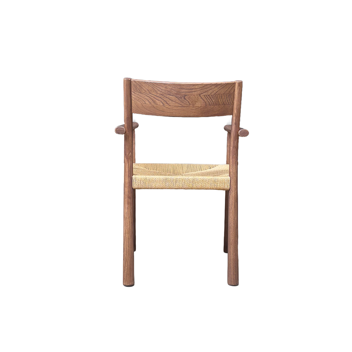 Chaise en bois d'orme et en cordes Lioria