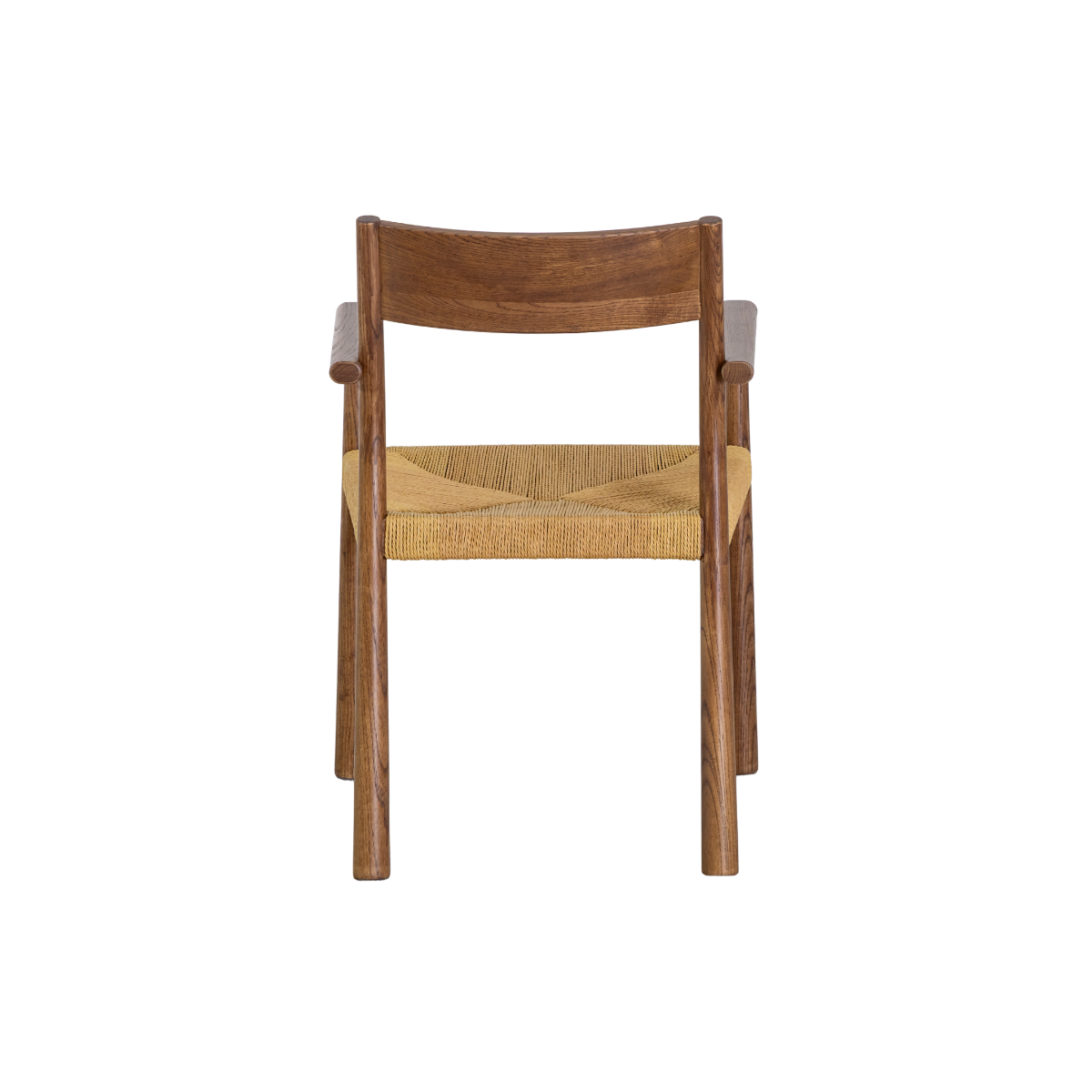 Chaise en bois d'orme et en cordes Lioria