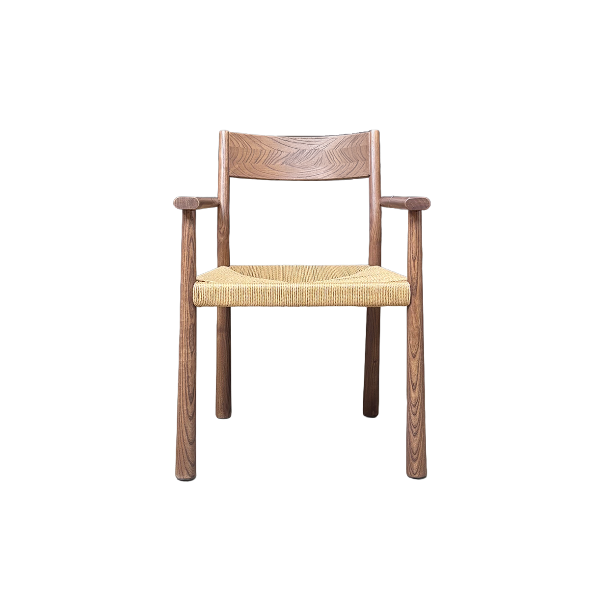 Chaise en bois d'orme et en cordes Lioria