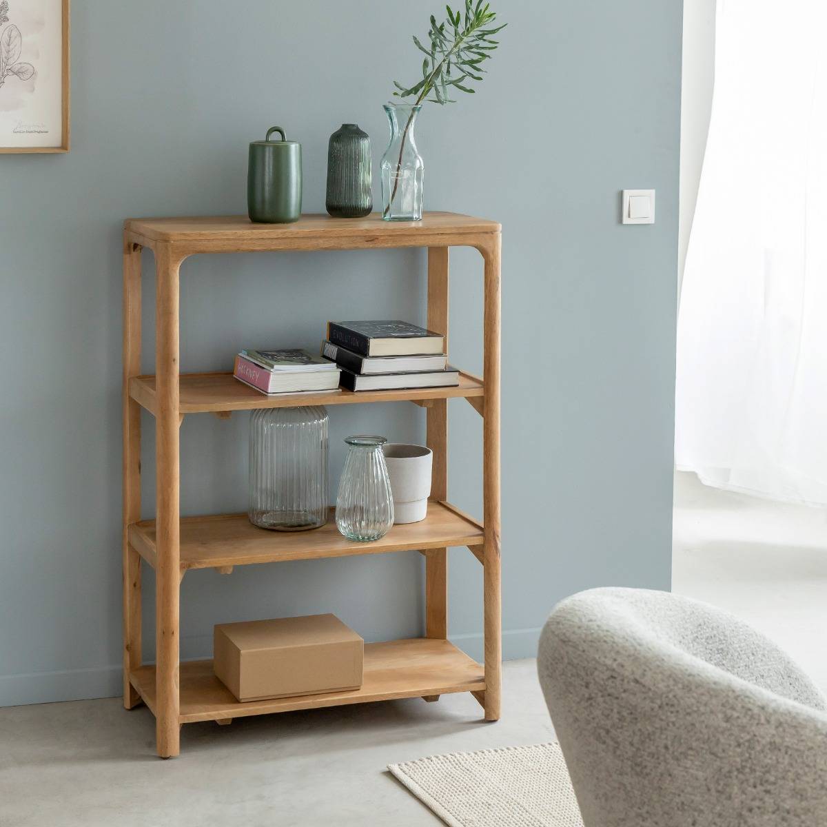 Etagère en bois de manguier Emyr