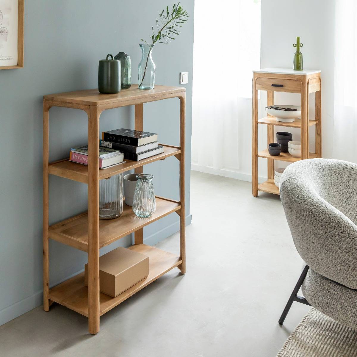 Etagère en bois de manguier Emyr