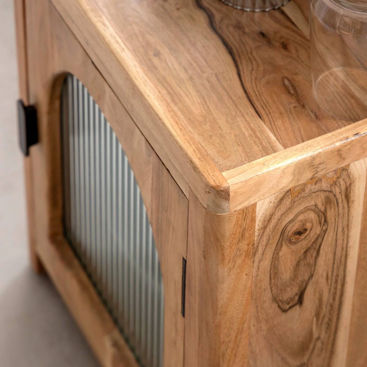 Petite étagère en bois d'acacia Emyr