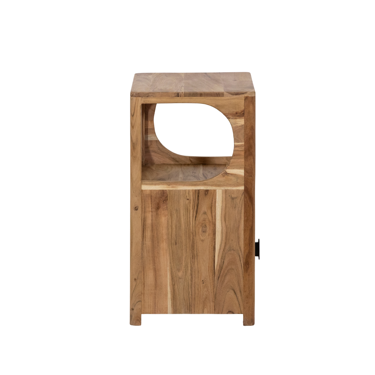 Petite étagère en bois d'acacia et métal Emyr
