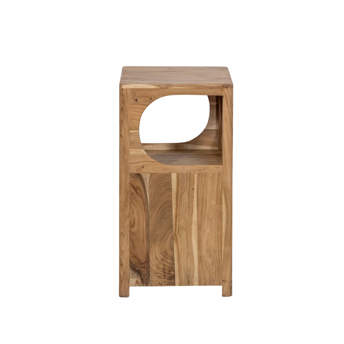 Petite étagère en bois d'acacia et métal Emyr
