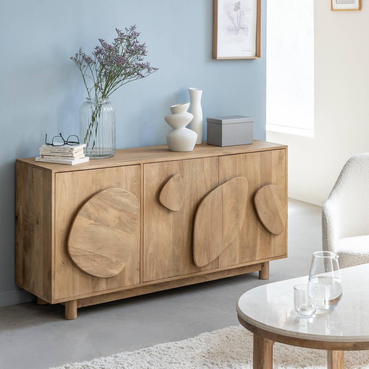Buffet en bois de manguier Céline