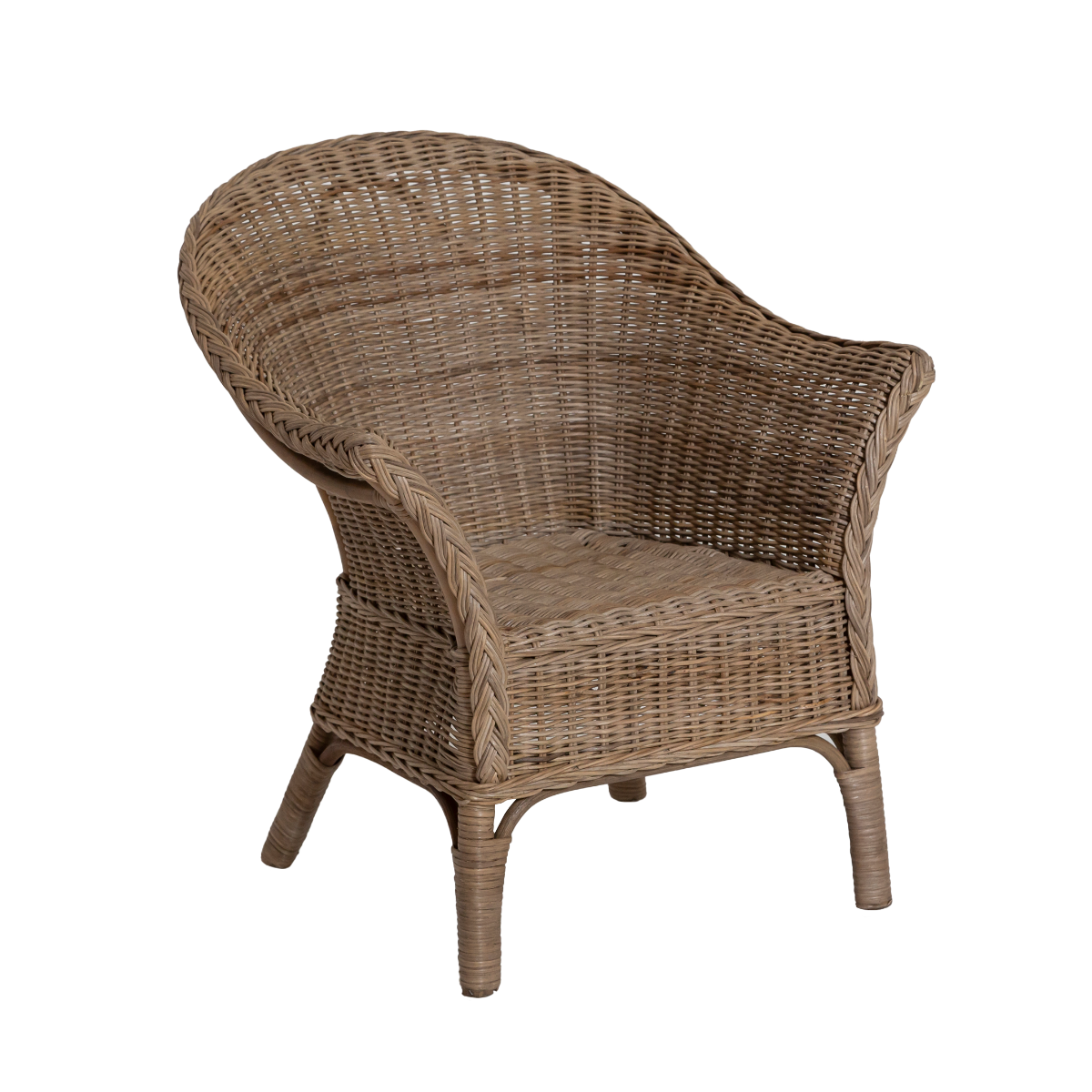 Fauteuil pour enfant en rotin Amael