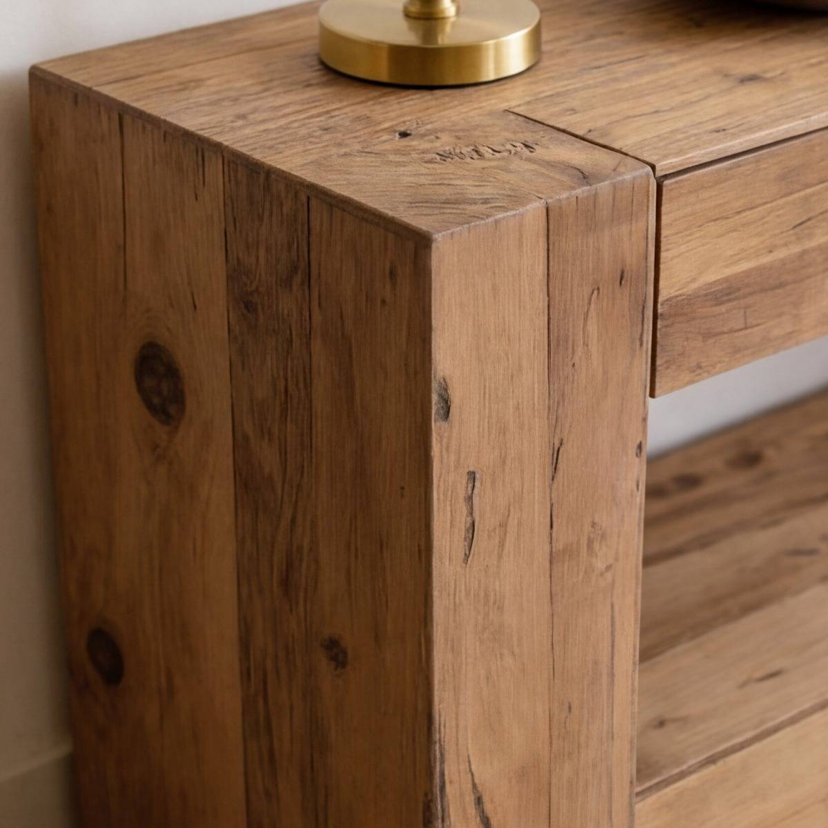 Console en bois recyclé Blaise