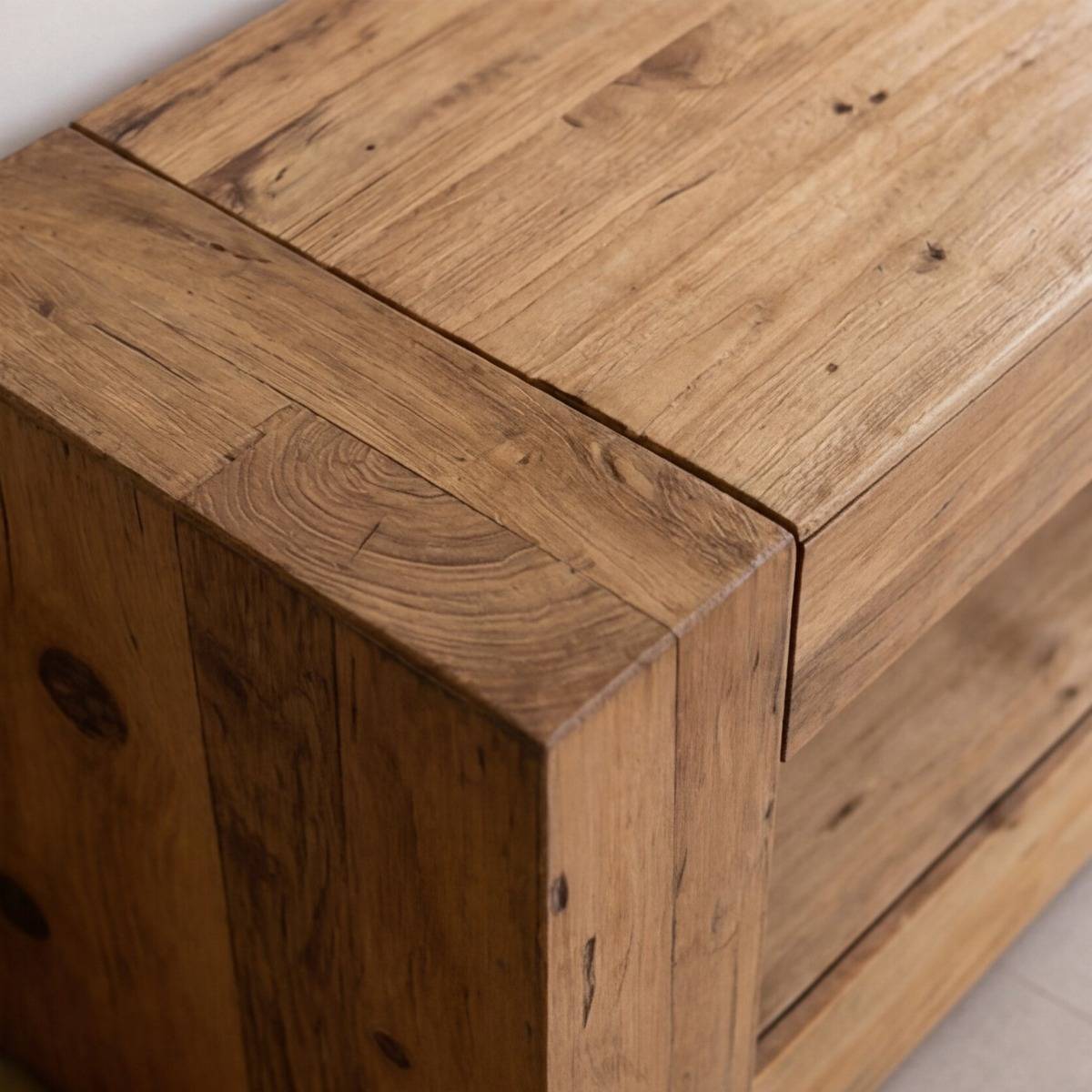 Console en bois recyclé Blaise