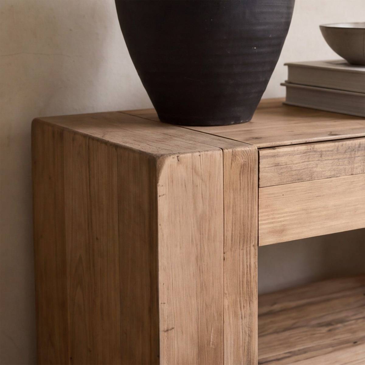 Meuble TV en bois recyclé 210 cm Blaise