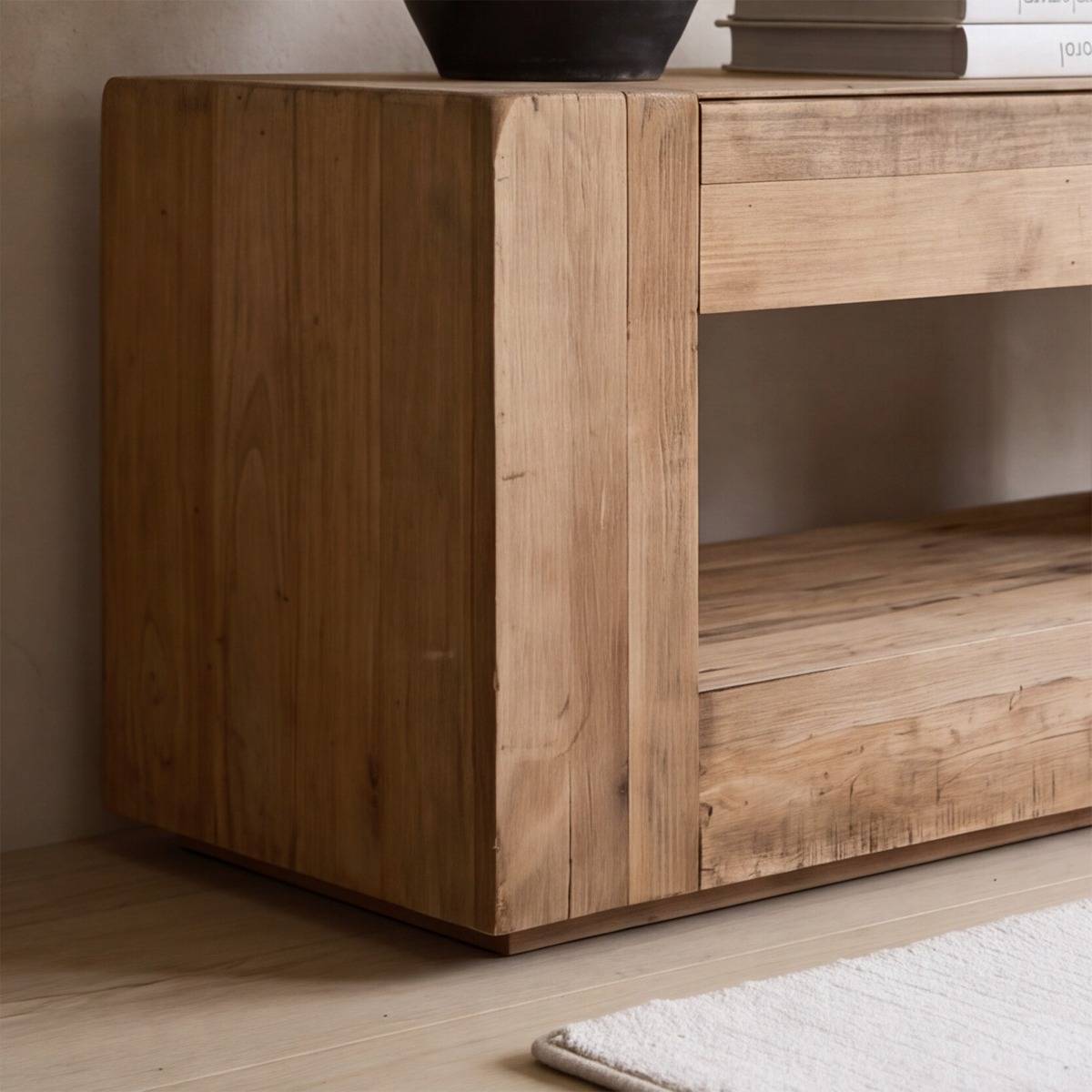 Meuble TV en bois recyclé 210 cm Blaise