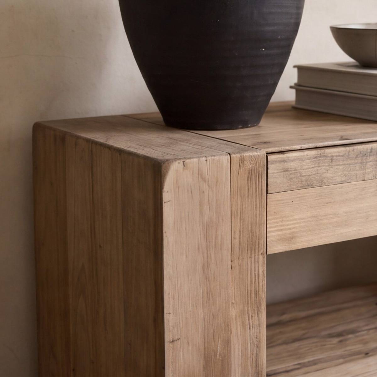 Meuble TV en bois recyclé 210 cm Blaise
