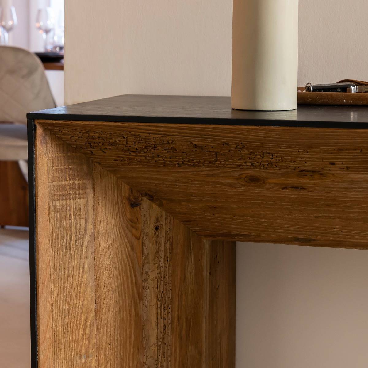 Console en pin recyclé Constance