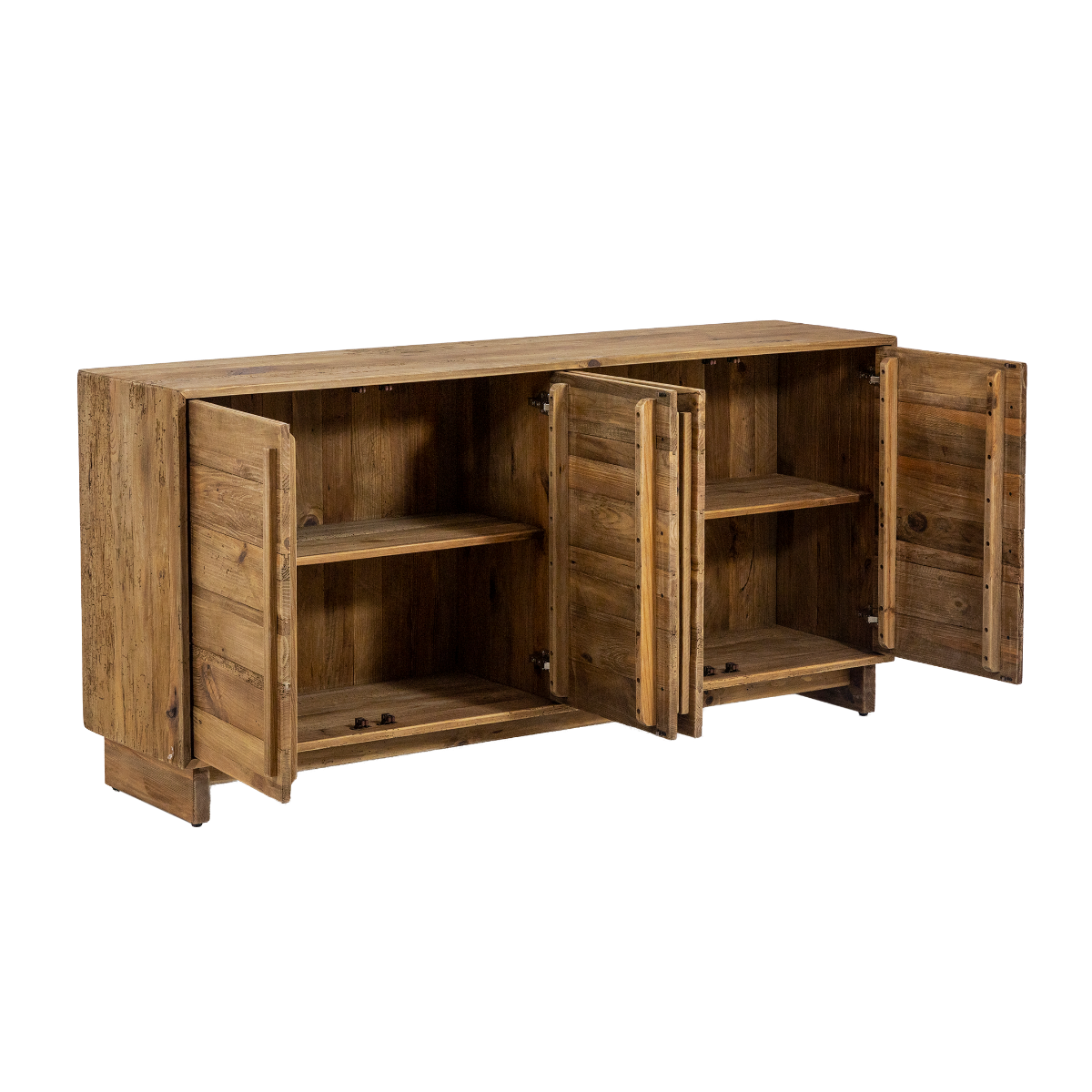 Buffet 4 portes en bois recyclé Blaise