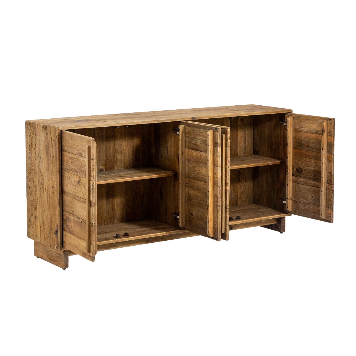 Buffet 4 portes en bois recyclé Blaise