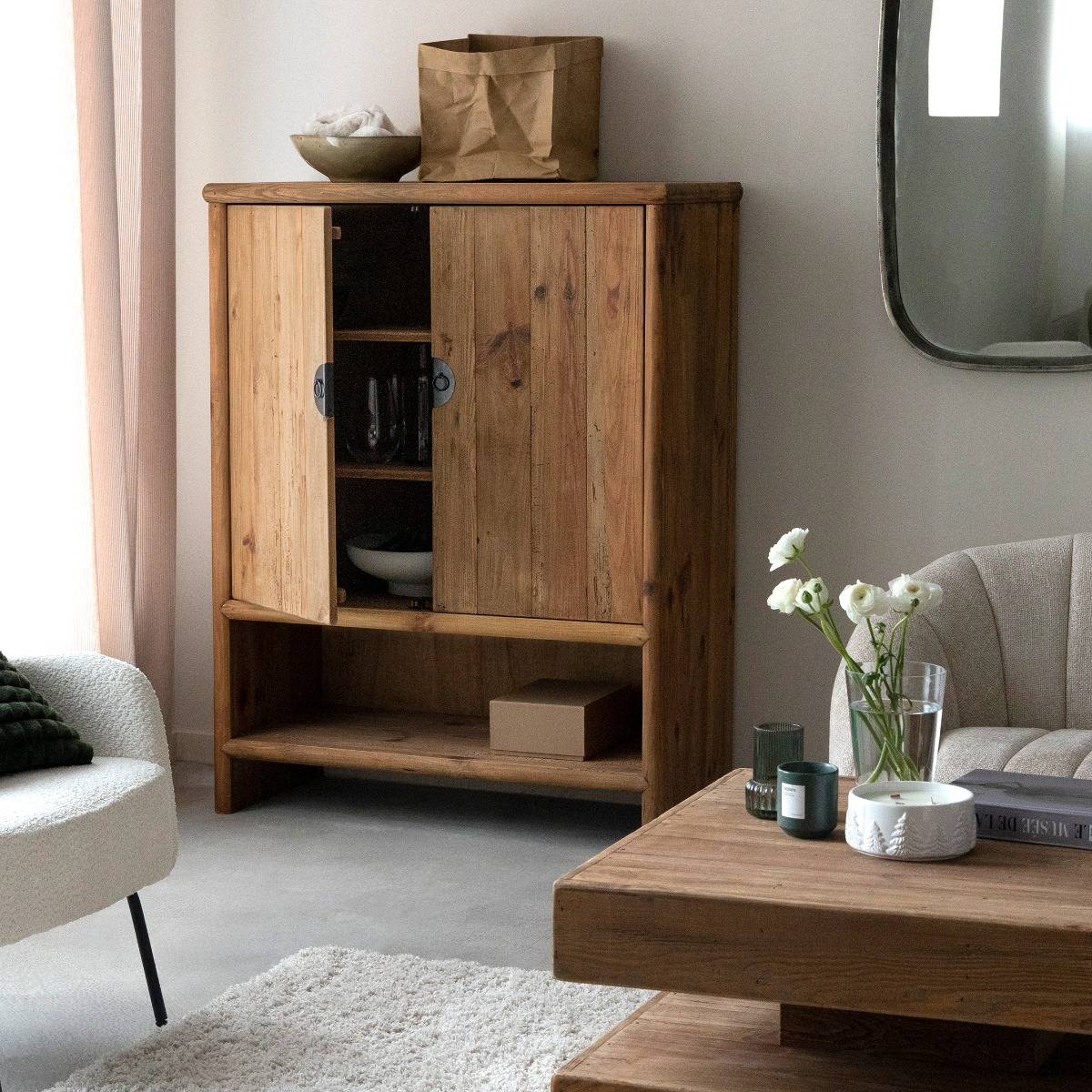 Armoire en bois recyclé Blaise