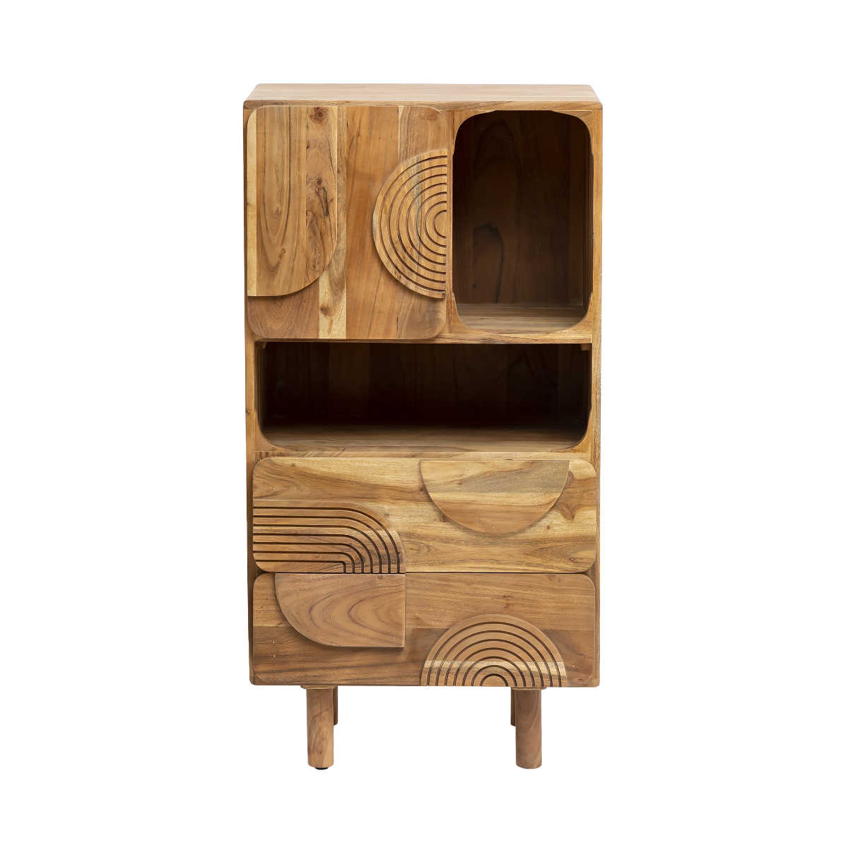 Armoire en bois d'acacia Tilio 