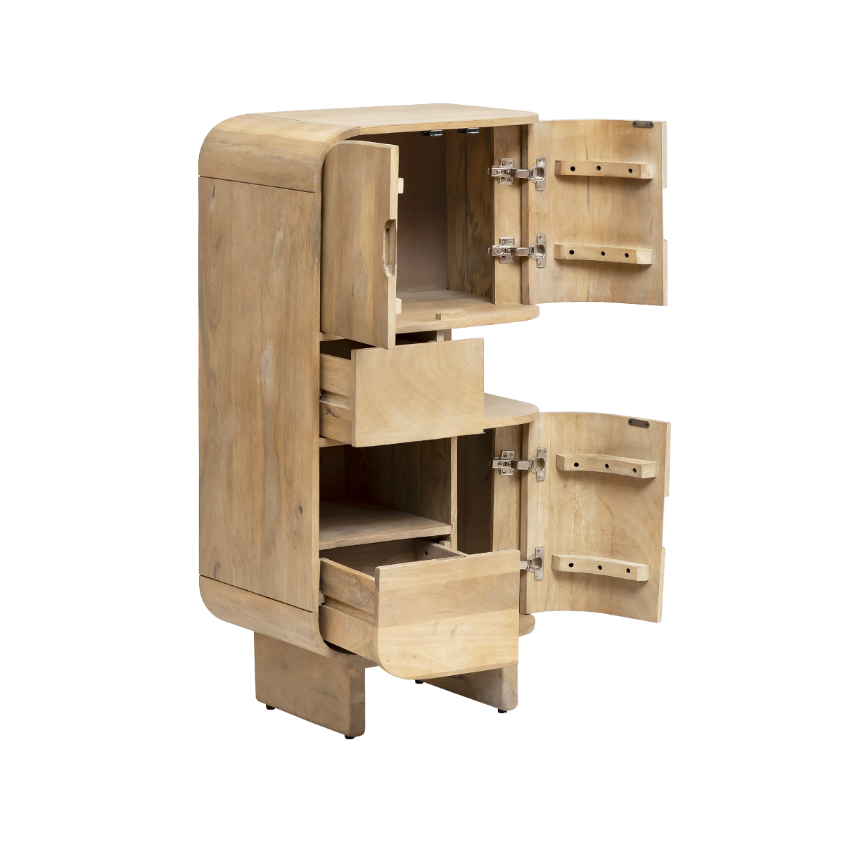 Buffet haut en bois de manguier Yoni 