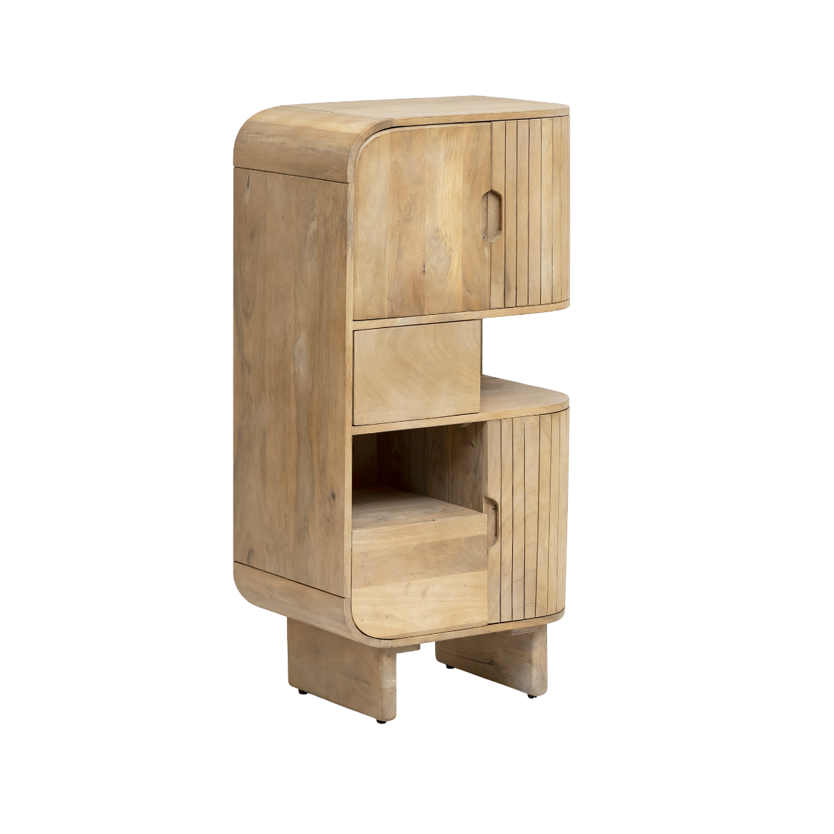 Buffet haut en bois de manguier Yoni 