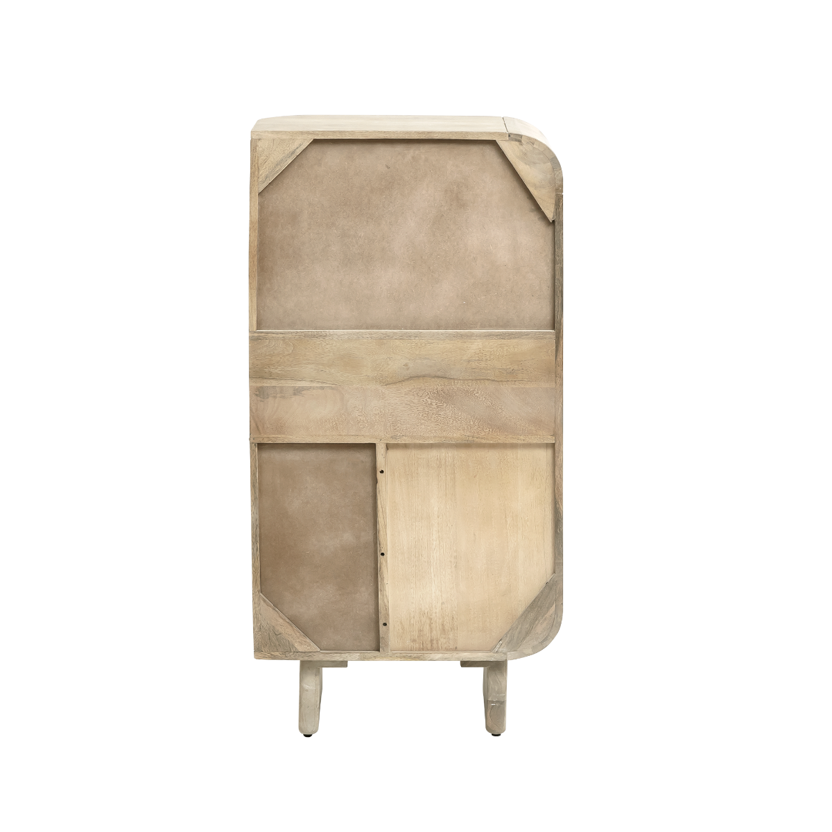 Buffet haut en bois de manguier clair Yoni