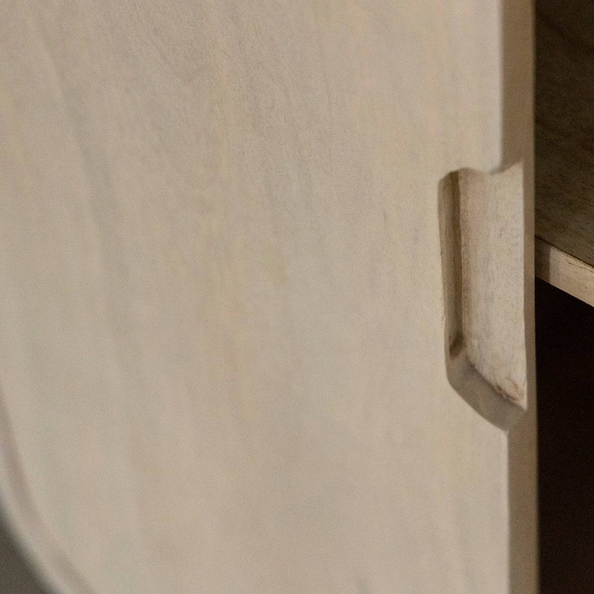 Petite colonne en bois de manguier Yoni