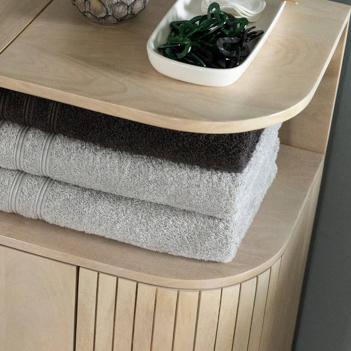 Petite colonne en bois de manguier Yoni