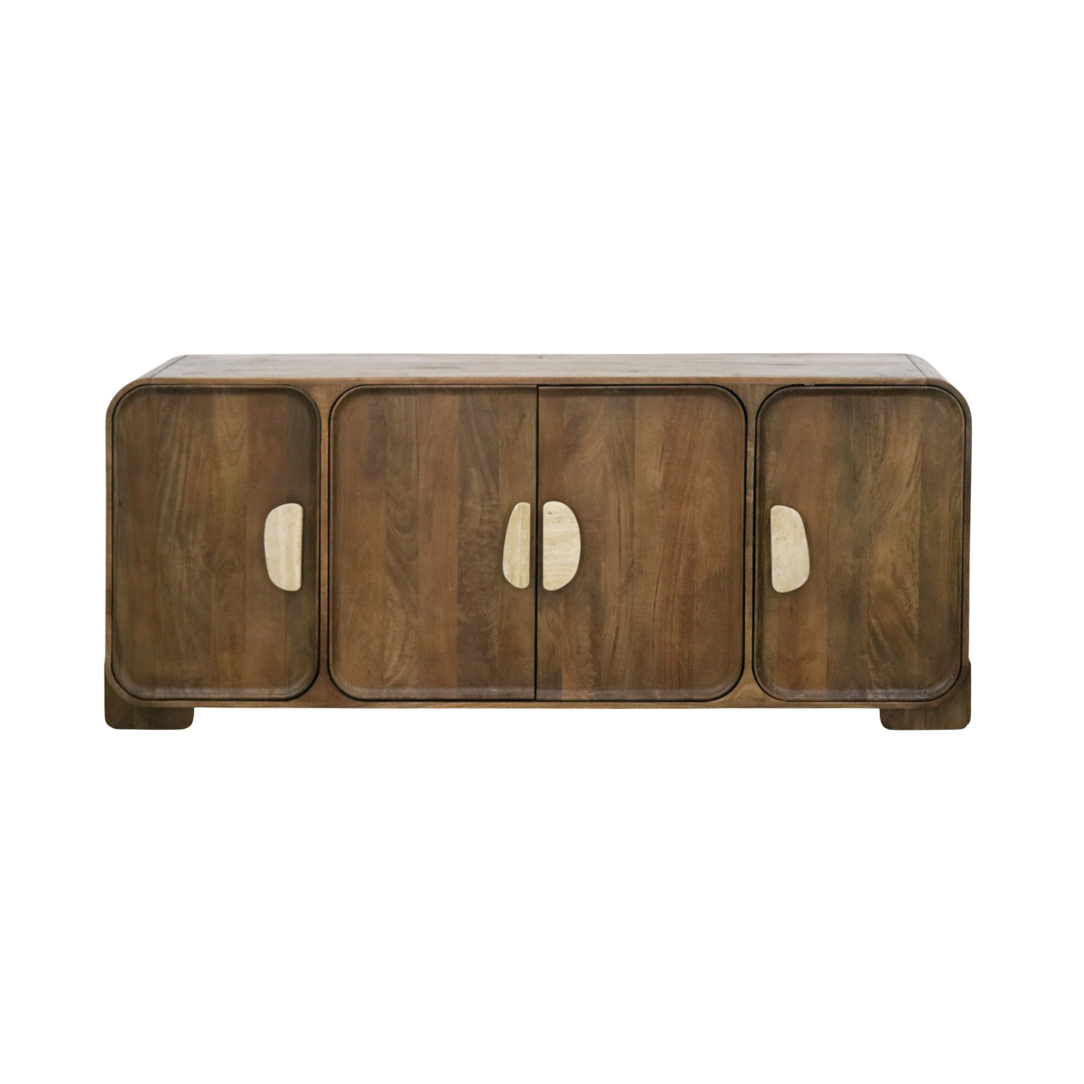 Buffet 4 portes en bois de manguier Debby