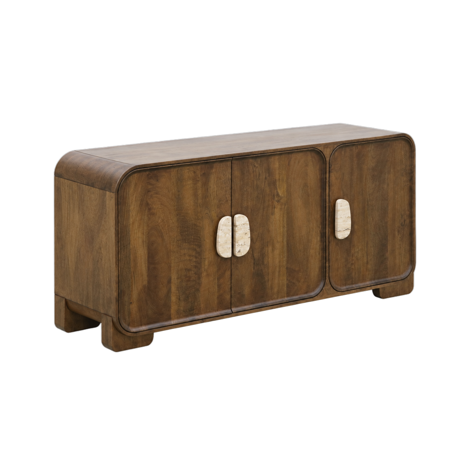 Buffet 3 portes en bois de manguier Debby