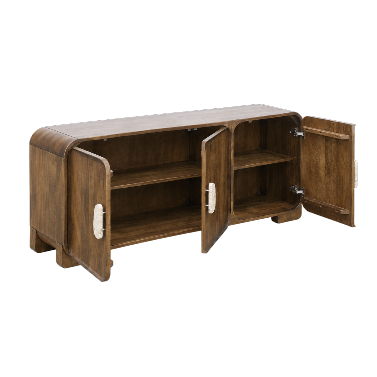 Buffet 3 portes en bois de manguier Debby