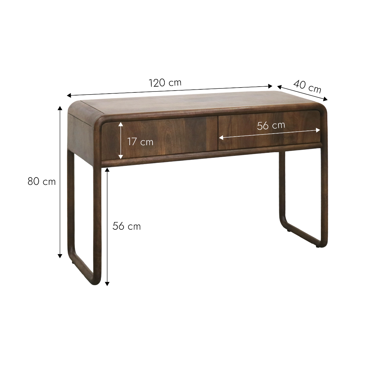 Console en bois de manguier Lazar