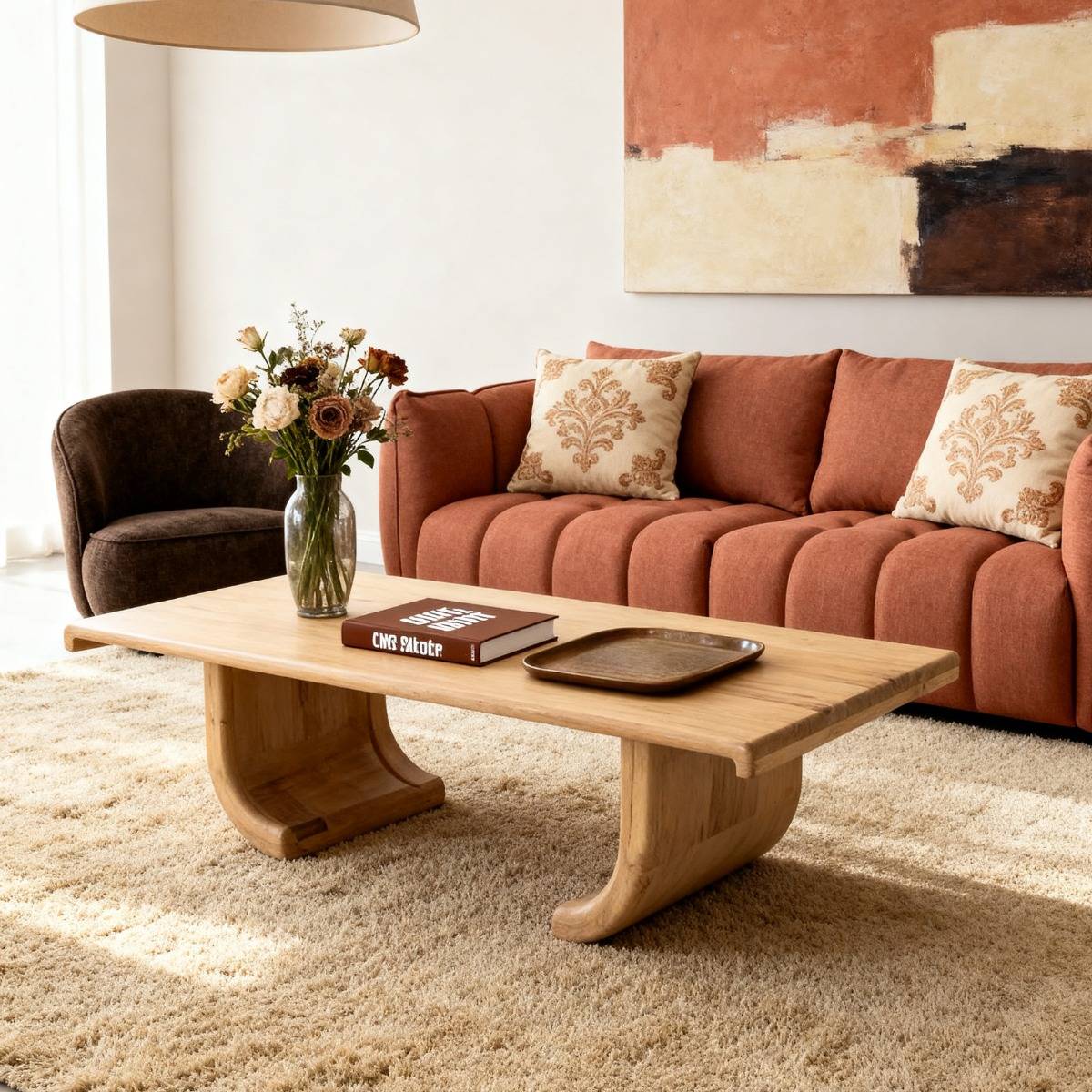 Table basse en bois de manguier Chad