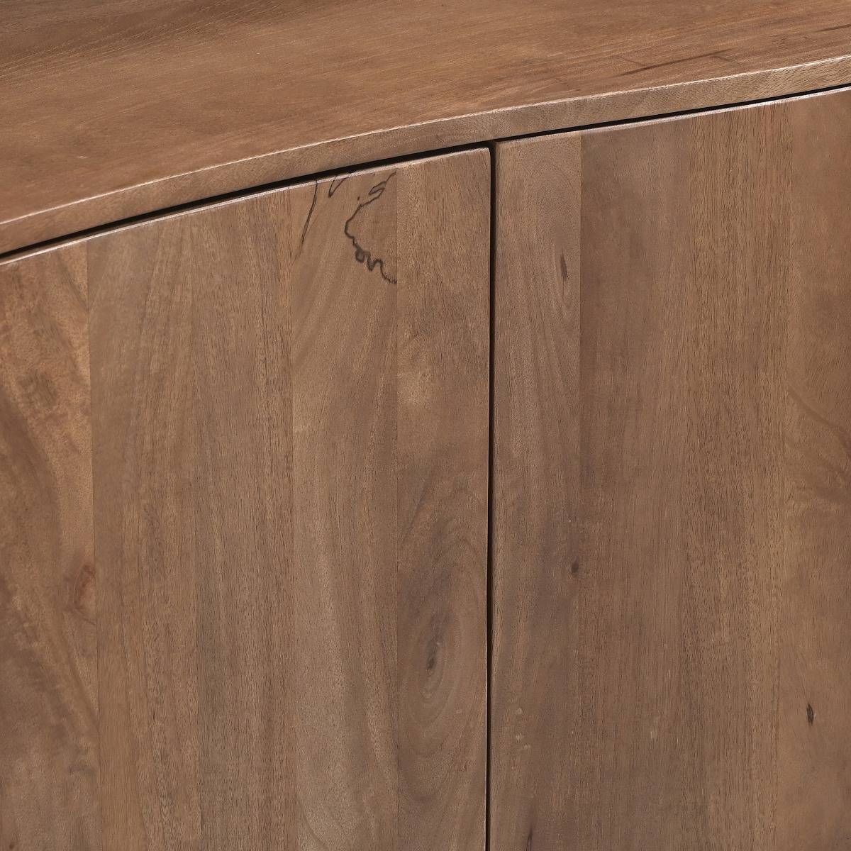 Buffet 4 portes en bois de manguier Eryndel