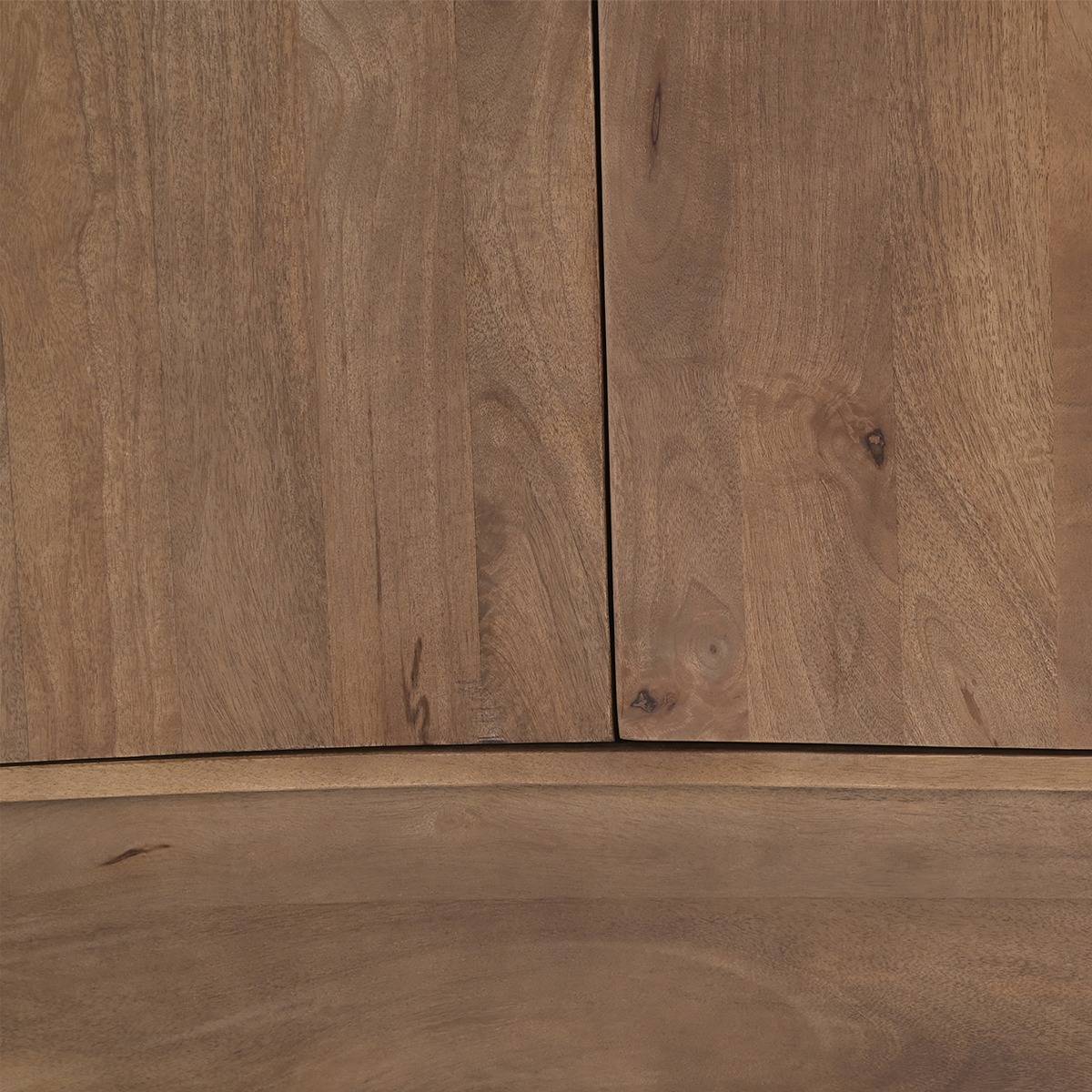 Buffet 4 portes en bois de manguier Eryndel