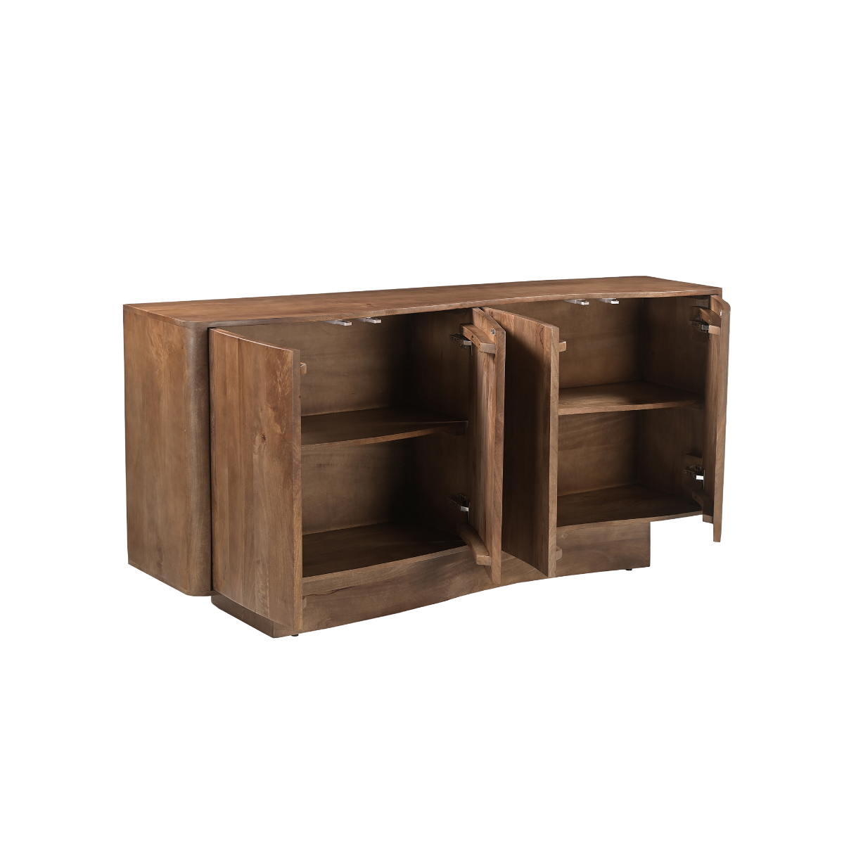 Buffet 4 portes en bois de manguier Eryndel
